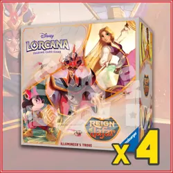 Disney Lorcana TCG: Reign of Jafar Illumineer's Trove Case Factory Sealed - Image 1