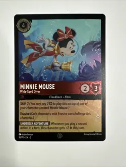 Minnie Mouse - Wide-Eyed Diver (16/31) Disney Lorcana Promo Cards NM FOIL - Image 1