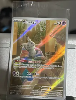Pokemon TCG Mimikyu Scarlet & Violet SVP 075 Holo Promo Card Sealed, Near Mint - Image 1