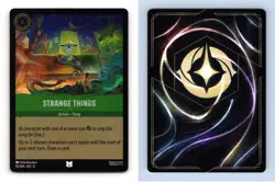 Strange Things #95/204 Disney Lorcana Wilds Unknown 2026 Uncommon Foil TCG - Image 1