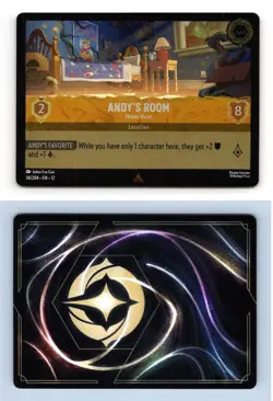 Andy's Room #34/204 Disney Lorcana Wilds Unknown 2026 Rare Foil TCG - Image 1