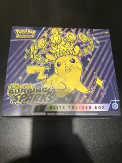 Pokemon Scarlet & Violet Surging Sparks Elite Trainer Box ETB Factory Sealed New - Image 1