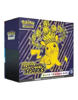 Pokemon TCG Scarlet & Violet Surging Sparks Elite Trainer Box ETB Sealed New - Image 1