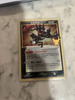 Greninja Gold Star Sealed SWSH144 2021 Celebrations Pokemon Black Star Promo - Image 1