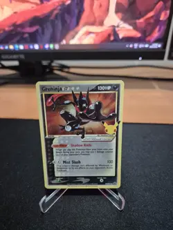 Greninja Gold Star SWSH144 Sealed Celebrations Black Star Promo Pokemon TCG - Image 1