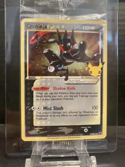 Pokemon Greninja Gold Star Promo Sealed SWSH144 - Celebrations Black Star TCG - Image 2