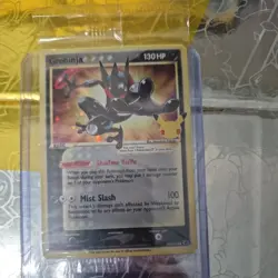 SEALED Pokemon Greninja Gold Star Holo Promo Black Star SWSH144 Celebrations - Image 1