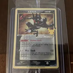 SEALED Pokemon Greninja Gold Star Holo Promo Black Star SWSH144 Celebrations - Image 1