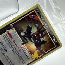 2021 Pokemon Celebrations Greninja Gold Star SWSH144 Black Star Promo SEALED NEW - Image 2