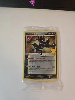 SEALED Pokemon Greninja Gold Star Holo Promo Black Star SWSH144 Celebrations - Image 1