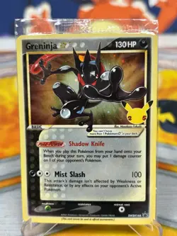 Pokemon Greninja Gold Star Holo Promo SWSH144 Celebrations Black Star Sealed - Image 1