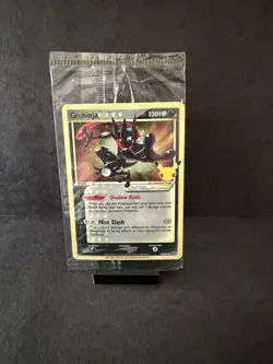 Pokemon TCG Greninja Gold Star SWSH144 - Celebrations Black Star Promo - Sealed - Image 1