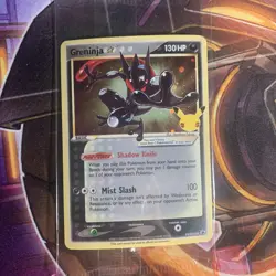 Pokemon TCG Greninja Gold Star SWSH144 - Celebrations Black Star Promo - Sealed - Image 1