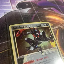 Pokemon TCG Greninja Gold Star SWSH144 - Celebrations Black Star Promo - Sealed - Image 2