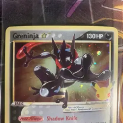 Pokemon TCG Greninja Gold Star SWSH144 - Celebrations Black Star Promo - Sealed - Image 5
