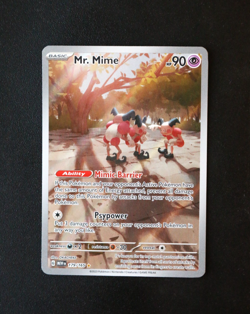 Pokemon Card TCG - Mr. Mime 179/165 - S&V 151 English - Illustration Rare - NM ⭐ - Image 1
