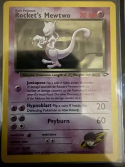 Pokemon TCG Team Rockets Mewtwo Gym Challenge English Holo Card #14 LP Unlimited - Image 1