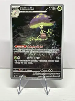 Shiinotic 194/191 SV Surging Sparks Full Art Ultra Rare Holo Pokemon Card NM - Image 1