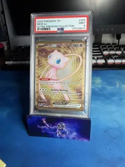 Mew EX Hyper Rare Card 205/165 PSA 9 - Image 1