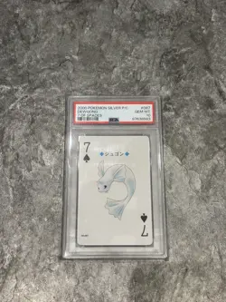 2000 POKEMON GOLD VERSION PLAYING CARDS 7 OF SPADES #087 DEWGONG PSA 10 - Image 1