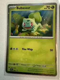 Pokemon 151 Promo Starter Cards Charmander, Squirtle, and Bulbasaur Cosmos Holo - Image 2