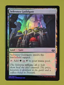 FOIL Selesnya Guildgate x1 Modern Masters 2017 1x Magic the Gathering MTG - Image 1