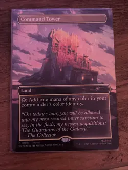 MTG Command Tower 0001 Marvel Super Heroes Exclusive Disney Promo Foil 2026 NM - Image 1
