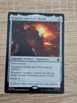 Captain America's Shield MTG Marvel Super Heroes NM R0244 - Image 1
