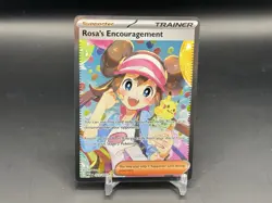 Rosa’s Encouragement 115/080 Special Art Rare Pokemon TCG NM - Image 1