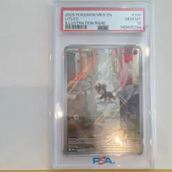 The Pokemon Company Litleo 139/132 MEG Mega Evolution IR Full Art Holo PSA 10 - Image 1