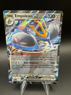 Pokemon TCG Empoleon ex 070/094 Me02: Phantasmal Flames Double Rare Holo - NM - Image 1