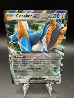 Pokemon TCG ME04: Chaos Rising (CRI) Cobalion Ex 064/086 Pack Fresh - NM - Image 1
