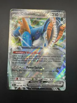Pokemon TCG ME04: Chaos Rising (CRI) Cobalion Ex 064/086 Pack Fresh - NM - Image 4