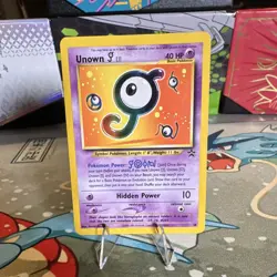 Pokemon TCG Unown [J] 38/53 Wotc Promo Promo Regular ENG 2001 40HP Hidden Power - Image 1