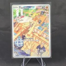 The Pokemon Company Timburr 183/167 Sv06 Twilight Masquerade IR Full Art Holo EN - Image 1