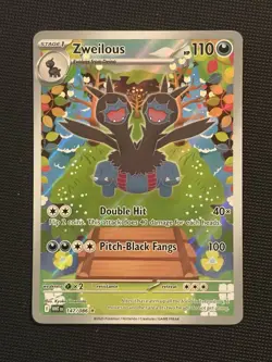 Pokemon TCG White Flare 147/086 Zweilous Illustration Rare - NM - Image 1
