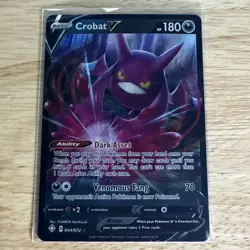 Crobat V Ultra Rare Shining Fates 044/072 Pokemon basic - Image 1