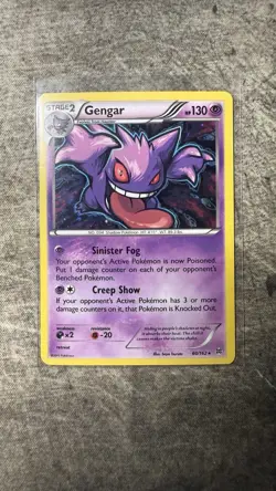 Creep Show Gengar Holo 60/162 XY Breakthrough Pokemon TCG - Image 1