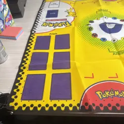 Vintage Pokemon 1999 Wizards of the Coast Cloth 2 Player Cloth Play-Mat 26”x 28” - Image 2