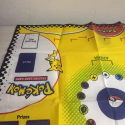 Vintage Pokemon 1999 Wizards of the Coast Cloth 2 Player Cloth Play-Mat 26”x 28” - Image 5
