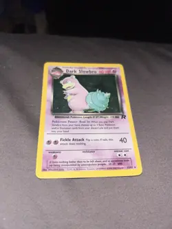 Pokemon Team Rocket DARK SLOWBRO Holo Rare # 12/82 LP - Image 2