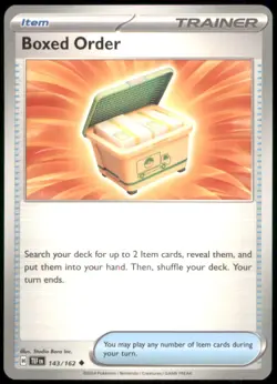 Boxed Order 143/162 SV05: Temporal Forces Regular NM Pokemon TCG - Image 1