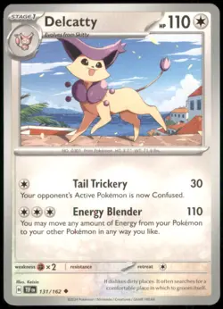 Delcatty 131/162 SV05: Temporal Forces Regular NM Pokemon TCG - Image 1