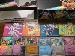 EMPTY Pokemon Scarlet & Violet Prismatic Evolutions Surprise Box w/dividers - Image 2
