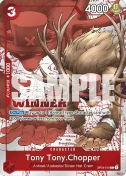 One Piece Tony Tony.Chopper (Winner Pack 2024 Oct.-Dec.) - OP04-010 - C - Foil, - Image 1