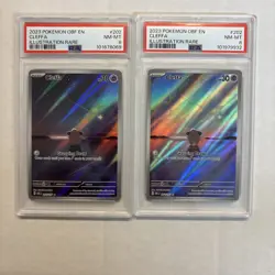 2 - Cleffa 202/197 Sv03: Obsidian Flames Holo Graded PSA 8 Pokemon Cards - Image 1