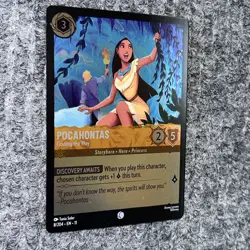 Disney Lorcana Winterspell Pocahontas Finding the Way 8/204 Foil - Image 3