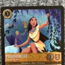 Disney Lorcana Winterspell Pocahontas Finding the Way 8/204 Foil - Image 5