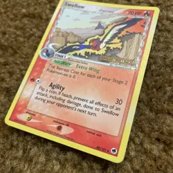 Swellow 40/101 Delta Species Dragon Frontiers Reverse Holo Pokemon Card TCG - Image 3