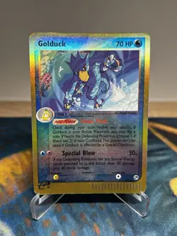Golduck 17/100 Reverse Holo Rare EX Sandstorm E Series 2003 Pokemon Card - Image 1